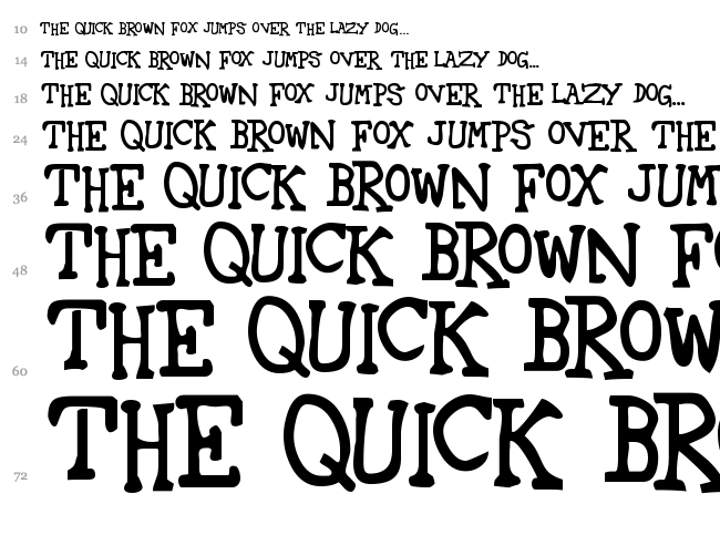 42 font waterfall