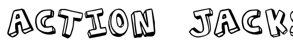 Action Jackson font