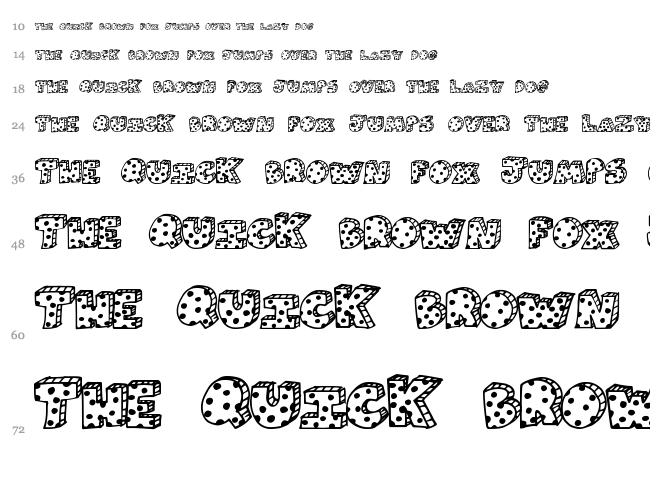 Agenda Clash font waterfall