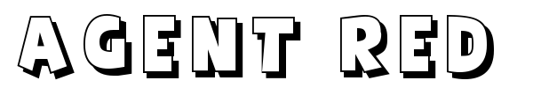 Agent Red font