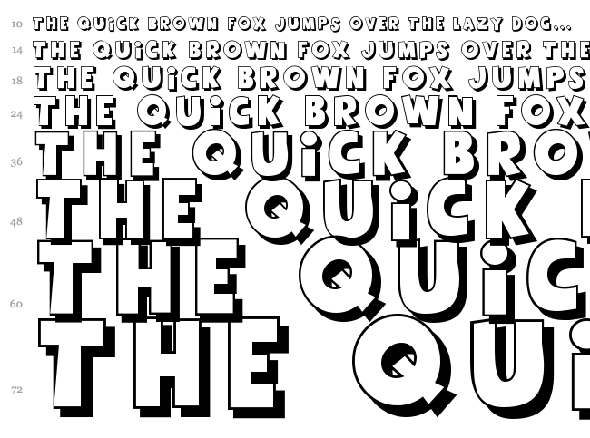 Agent Red font waterfall
