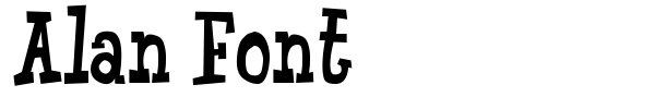 Alan Font font