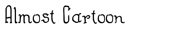 Almost Cartoon font