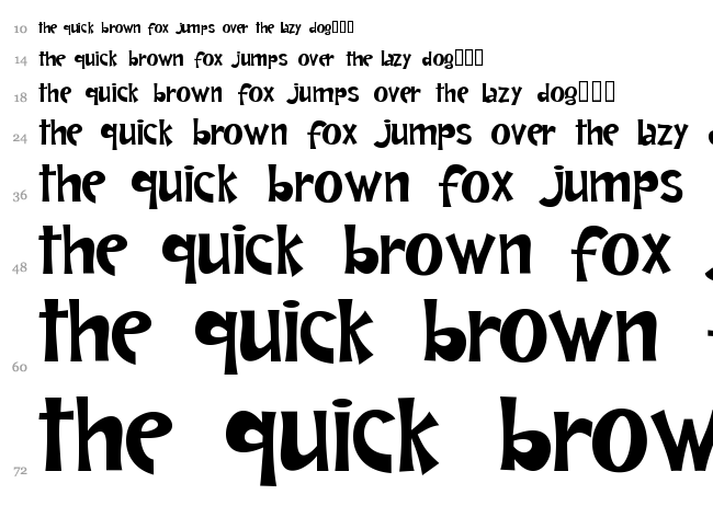 Andrea Karime font waterfall