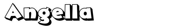 Angella font preview