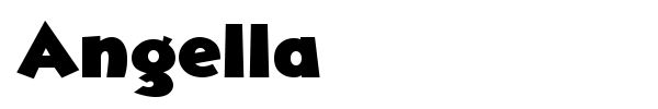 Angella font preview