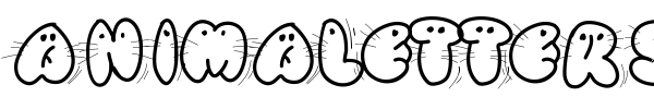Animaletters font