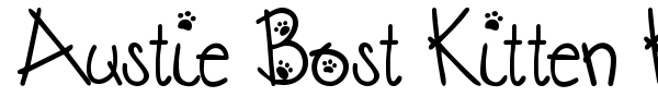 Austie Bost Kitten Klub font