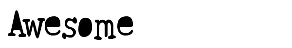 Awesome font