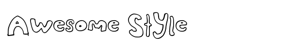 Awesome Style font