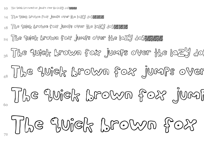 Awesome Style font waterfall