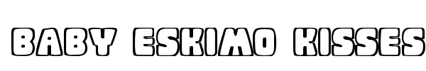 Baby Eskimo Kisses font preview