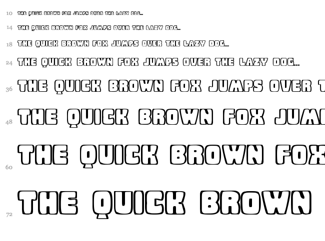 Baby Eskimo Kisses font waterfall