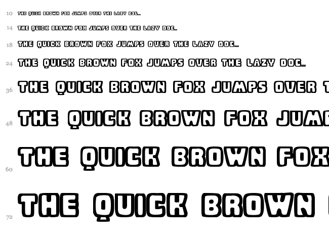 Baby Eskimo Kisses font waterfall