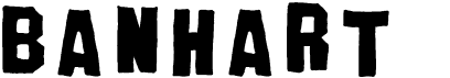 Banhart font preview