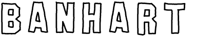 Banhart font preview