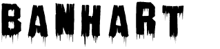 Banhart font preview
