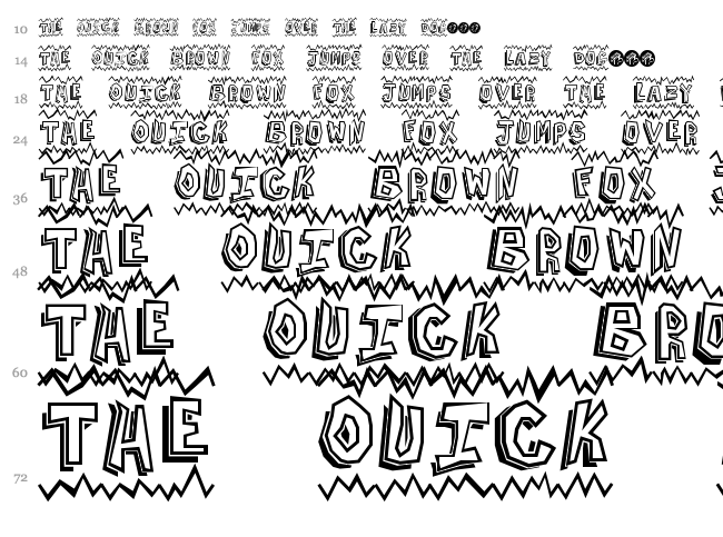 Batman beat the hell outta me font waterfall