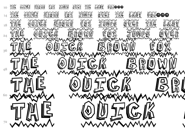 Batman Beat the hell Outta Me font waterfall