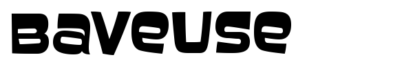 Baveuse font