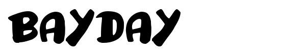 Bayday font