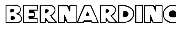 Bernardino font