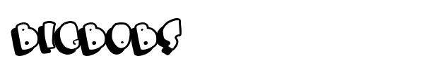 Bigbobs font
