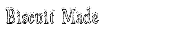 Biscuit Made font