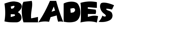 Blades font