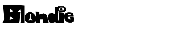 Blondie font