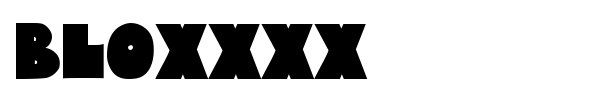 Bloxxxx font