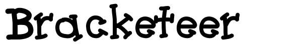 Bracketeer font