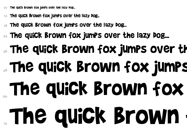 Brady Bunch remastered font waterfall
