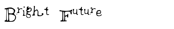 Bright Future font