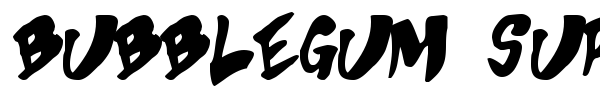 Bubblegum Superstar font