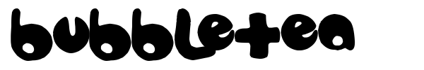 Bubbletea font