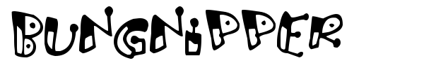 Bungnipper font