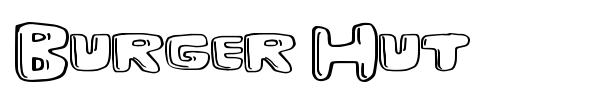 Burger Hut font