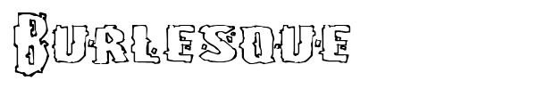 Burlesque font