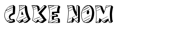 Cake Nom font