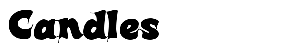 Candles font