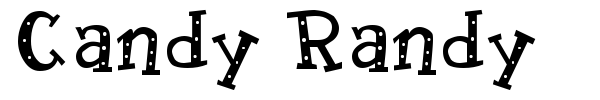 Candy Randy font