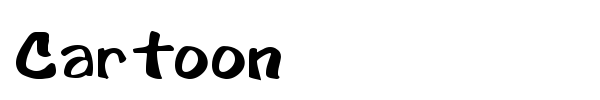 Cartoon font