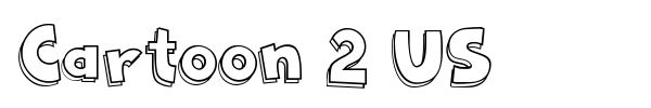 Cartoon 2 US font