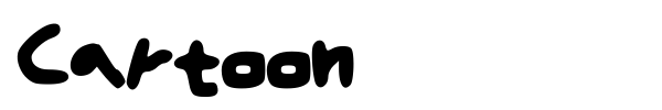 Cartoon font
