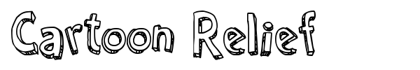 Cartoon Relief font
