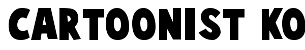 Cartoonist Kooky font
