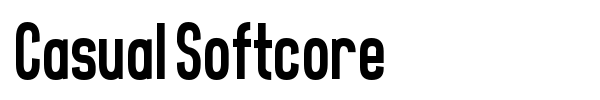 Casual Softcore font