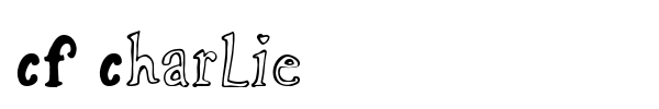 CF Charlie font