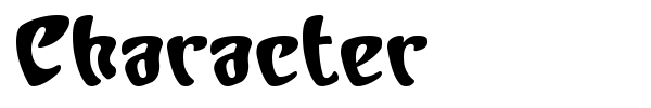 Character font preview